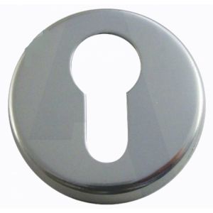 Asec Aluminium Escutcheon Euro Oval and UK Key hole